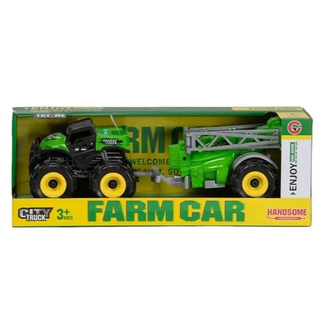 Off-Road Farmer Vehicle with Trailer -Green