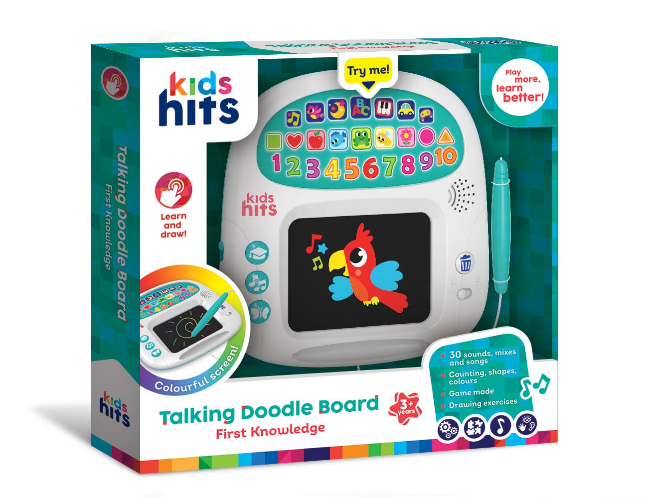لوحة رسم ناطقة Kids Hits – تعلّم وابتكر بلا فوضى