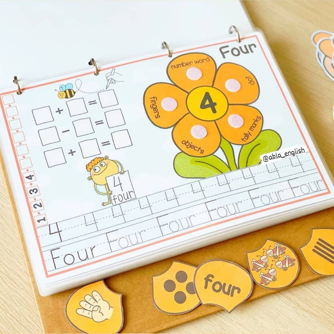 Math Busy Book 4+