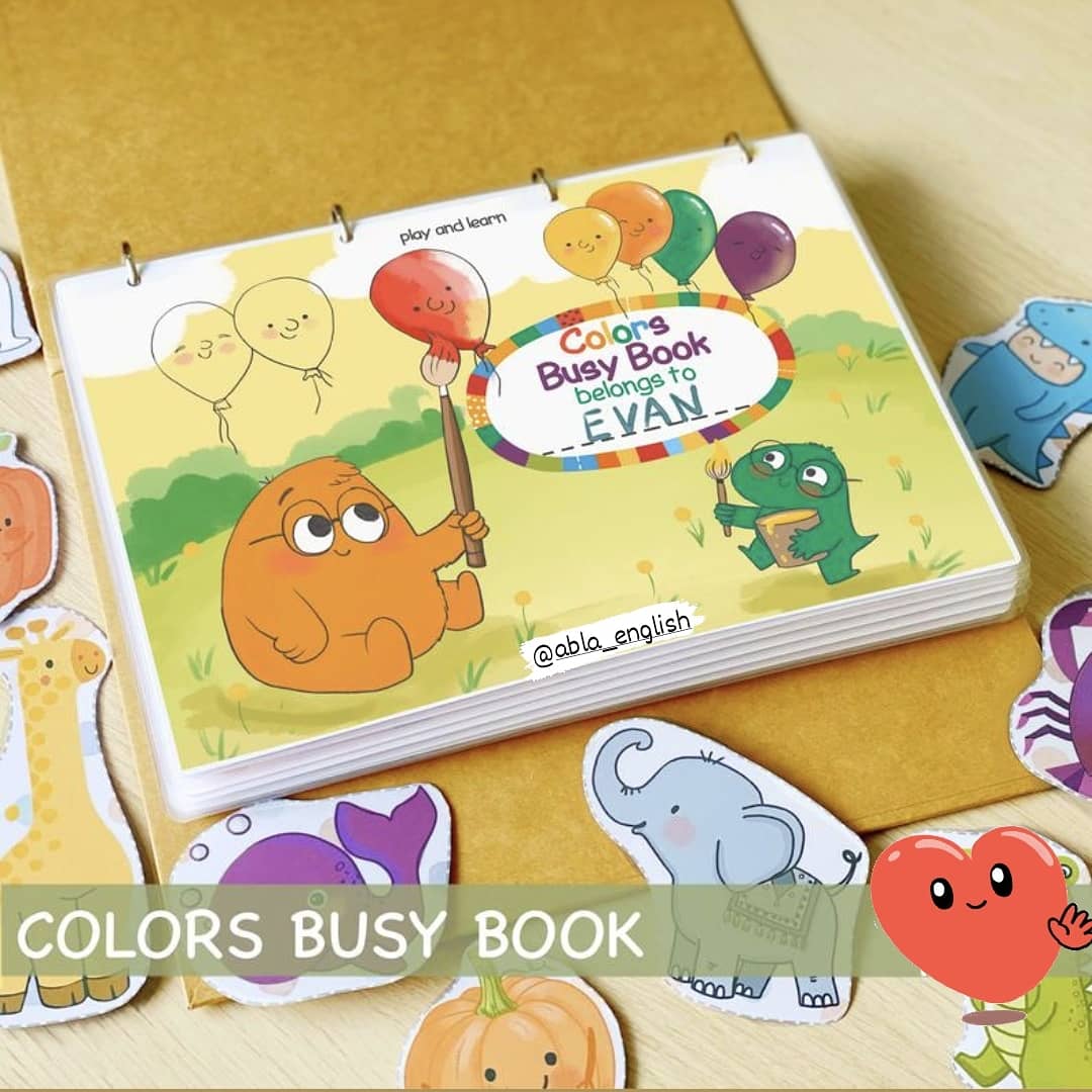Color Busy Book 18Month+