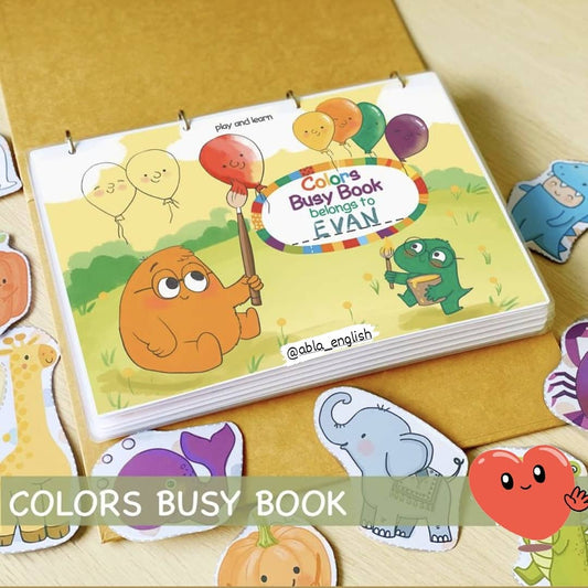 Color Busy Book 18Month+