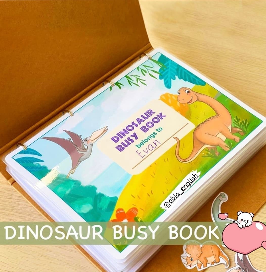 Dinosaur Busy Book 2+