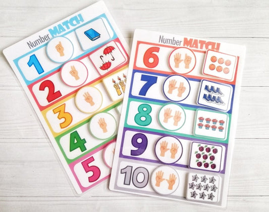 Number Match Fun Bag 2+
