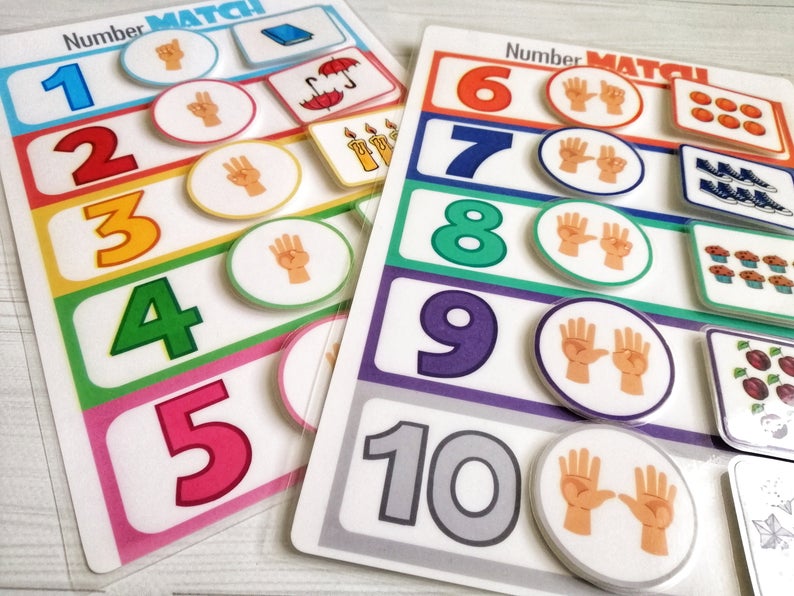 Number Match Fun Bag 2+