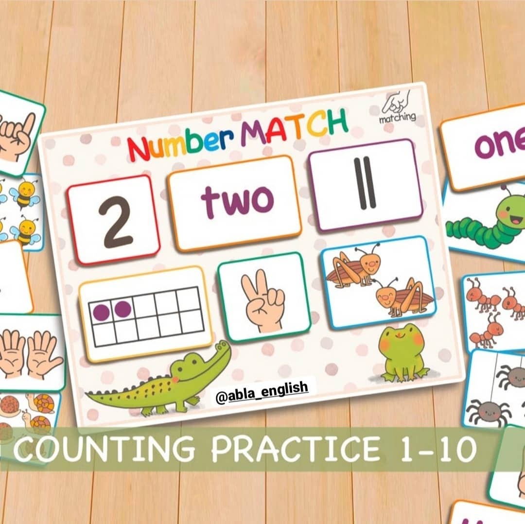 Number Counting Fun Bag