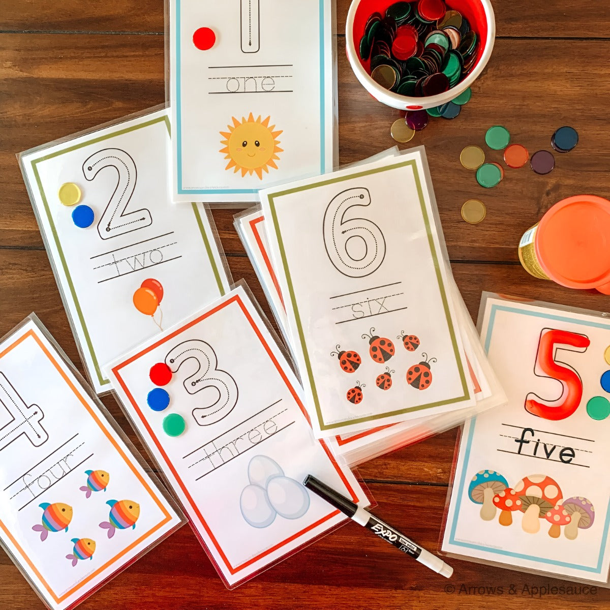 Number Trace Fun Bag 2+