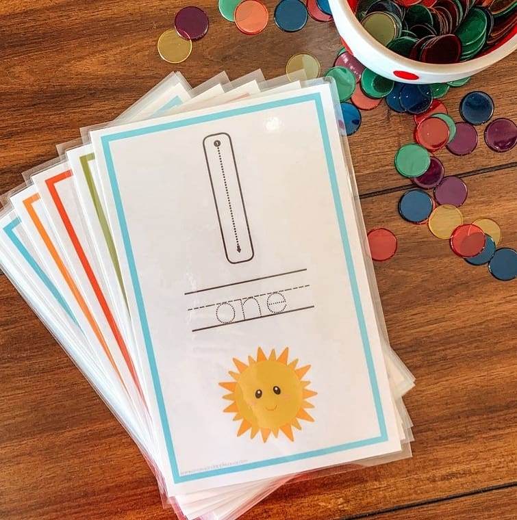 Number Trace Fun Bag 2+