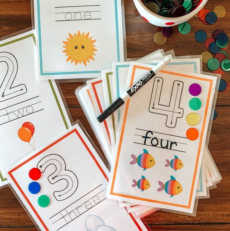 Number Trace Fun Bag 2+