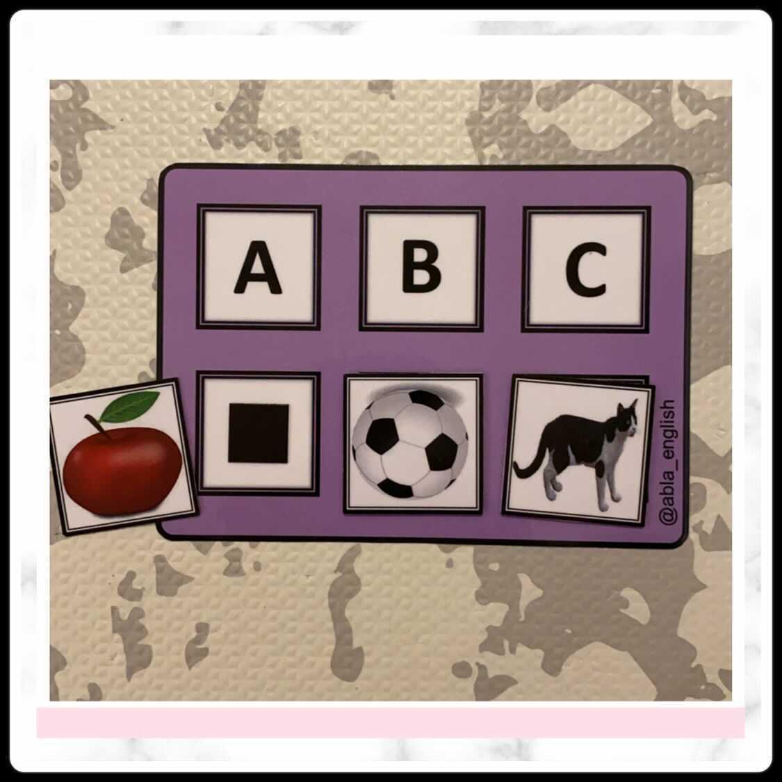 Alphabet Sticking Fun Bag 3+