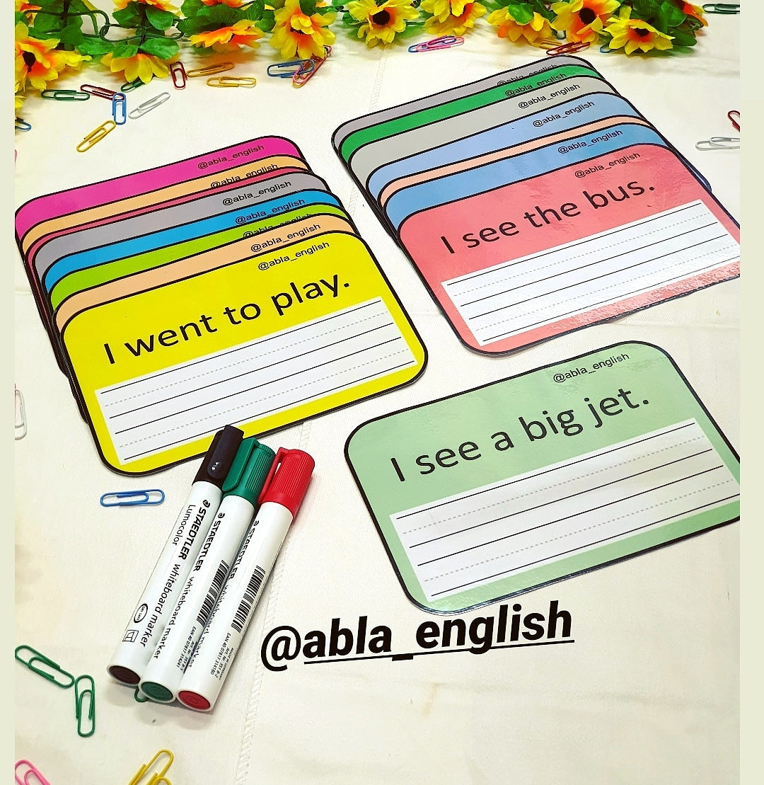 Sentence Writing Fun Bag 3+