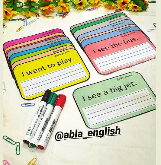 Sentence Writing Fun Bag 3+