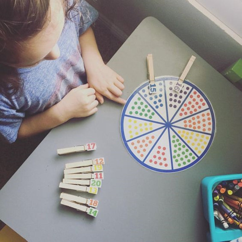 Counting Circle (11-20 Numbers ) 2+
