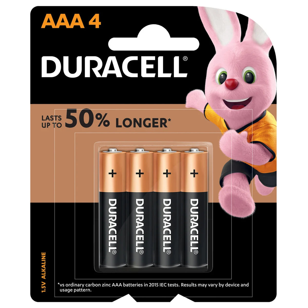 Duracell Battery Alkaline AAA 4Pcs