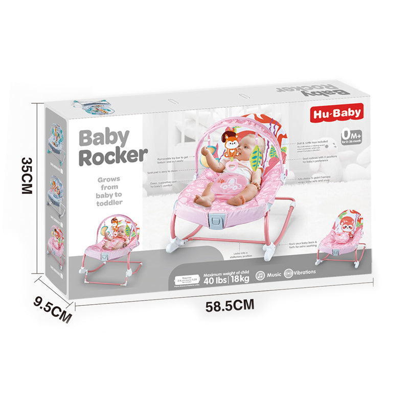 Baby Rocker With Soothing Vibrations And Music