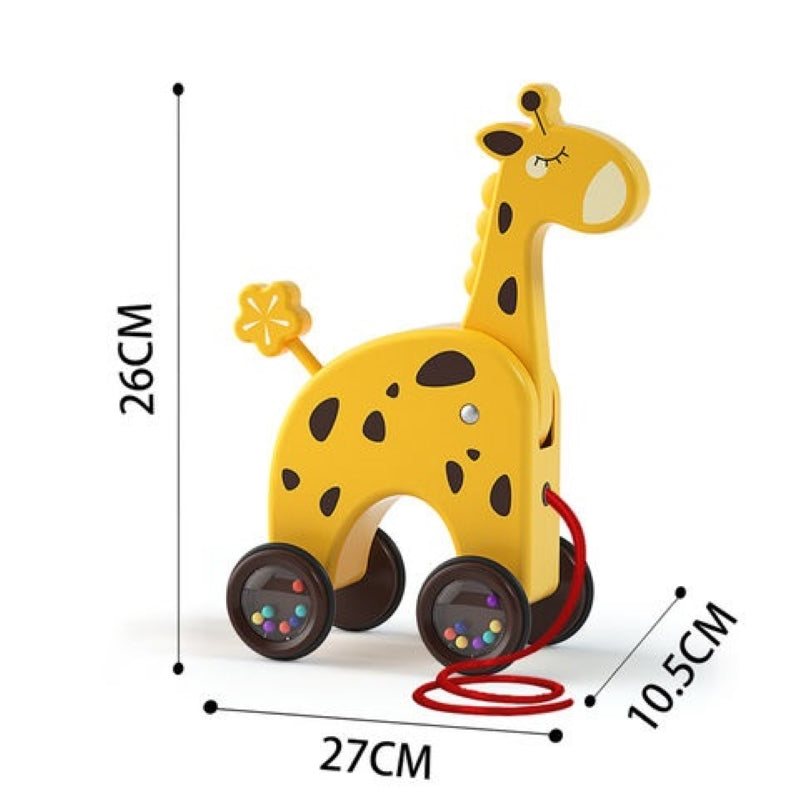 Pull Line 2 Pcs Giraffe
