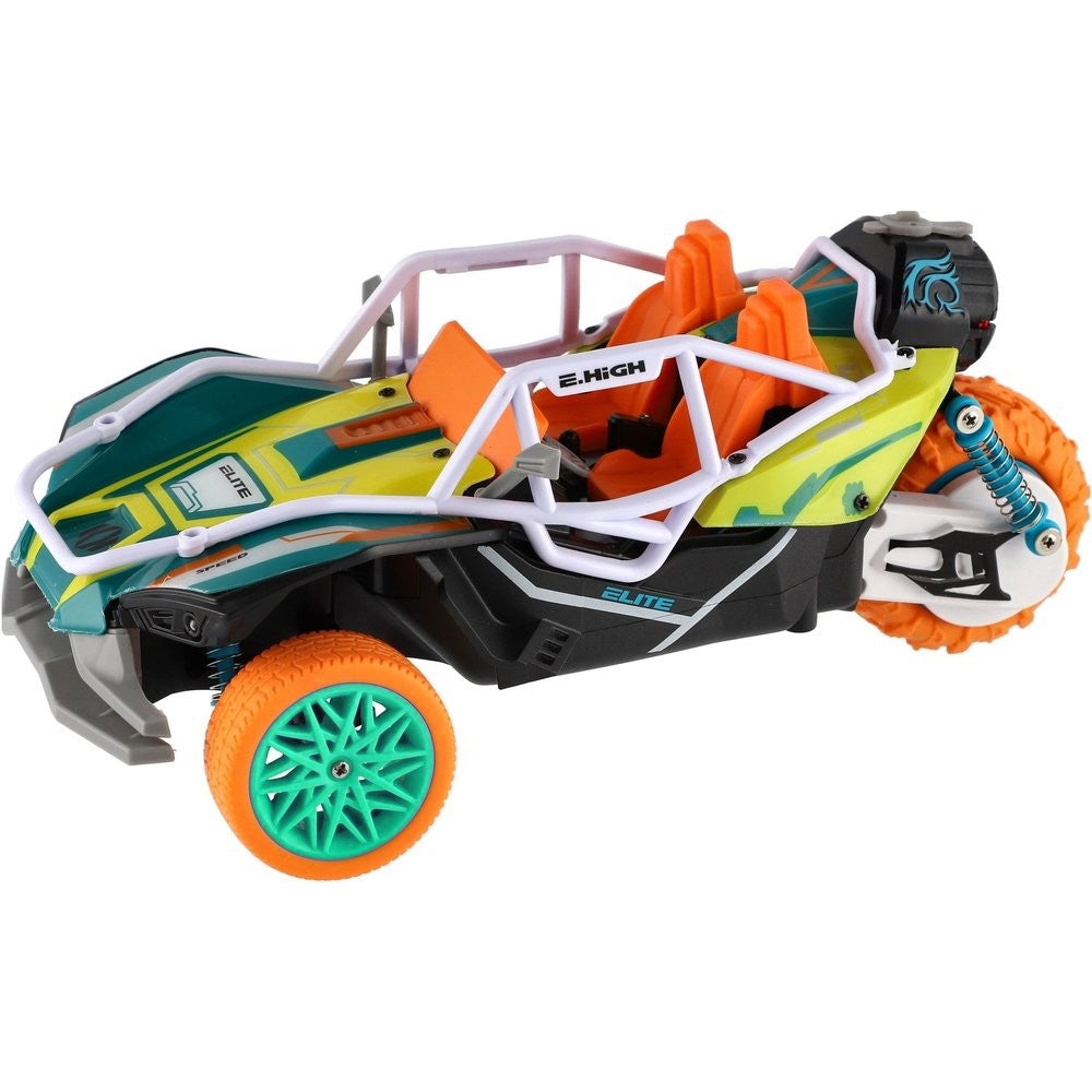 2.4G Steam Emitting Tricycle Model R-C Car - Orange