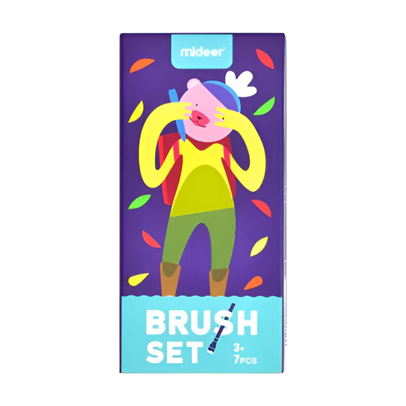 Mideer - Finger Paint Brush Set - 7 Pieces