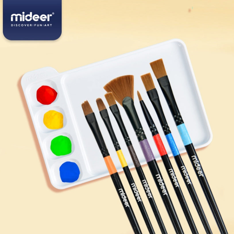 Mideer - Finger Paint Brush Set - 7 Pieces