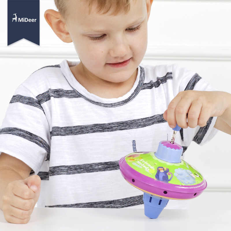 Mideer Spinning Tin Top(Medium) -Animal