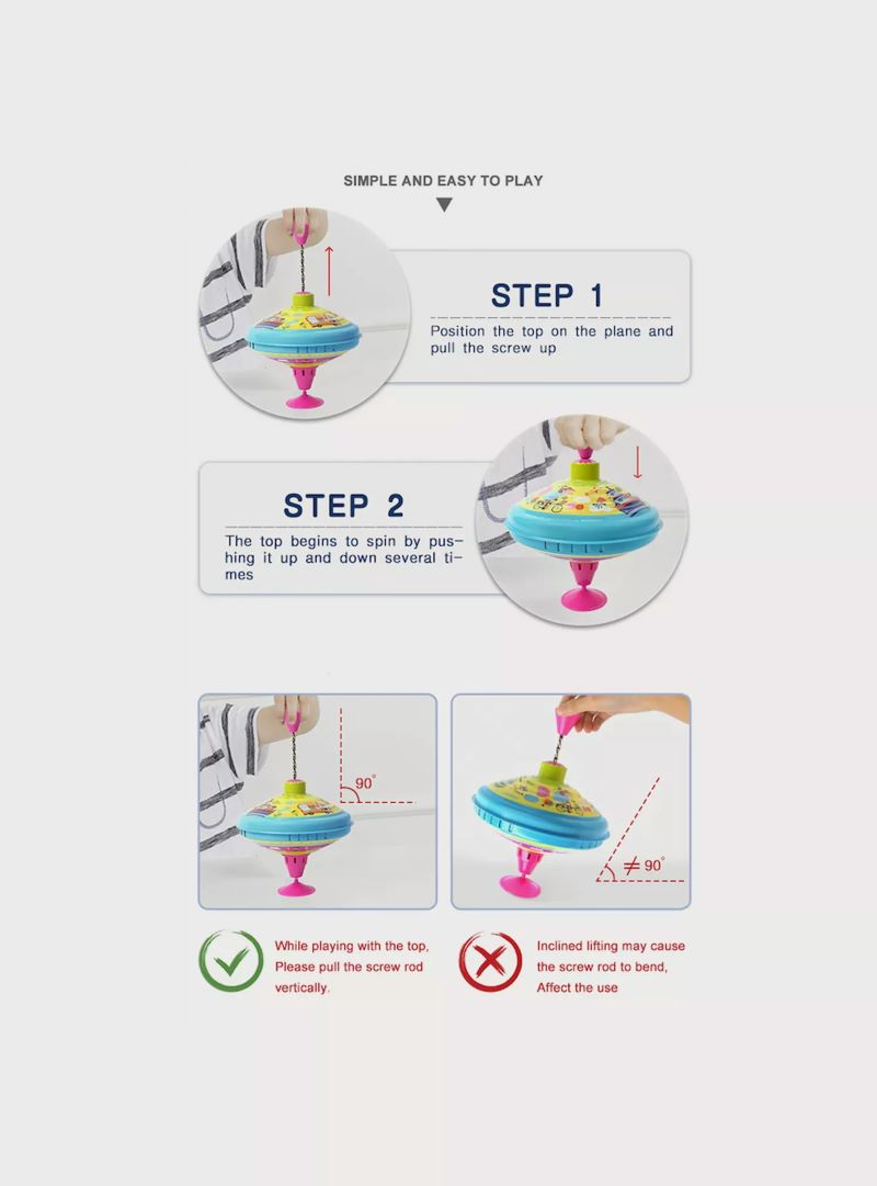 Mideer Spinning Tin Top(Big)Transport