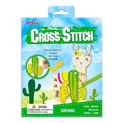 Cross Stitch And Painting The Alpaca Kit