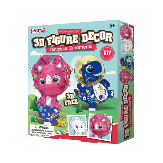 Sew Star - 3D Figure Decor - Dinosaur Ornaments