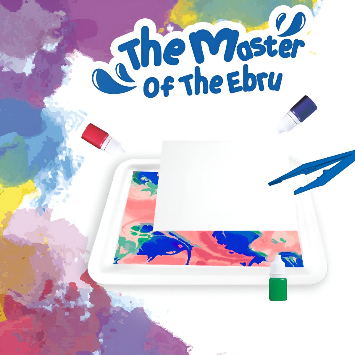 DIY The Master Of The Ebru Water Marbling Painting 12Pcs Colors