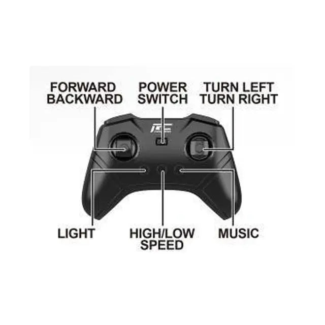 2pcs Remote Control Bumper Car Toys