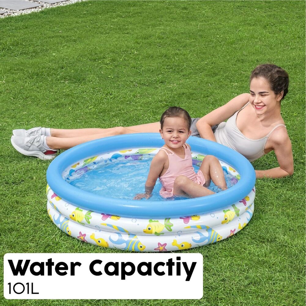 Bestway - 1.02M X H25Cm Coral Kids Pool