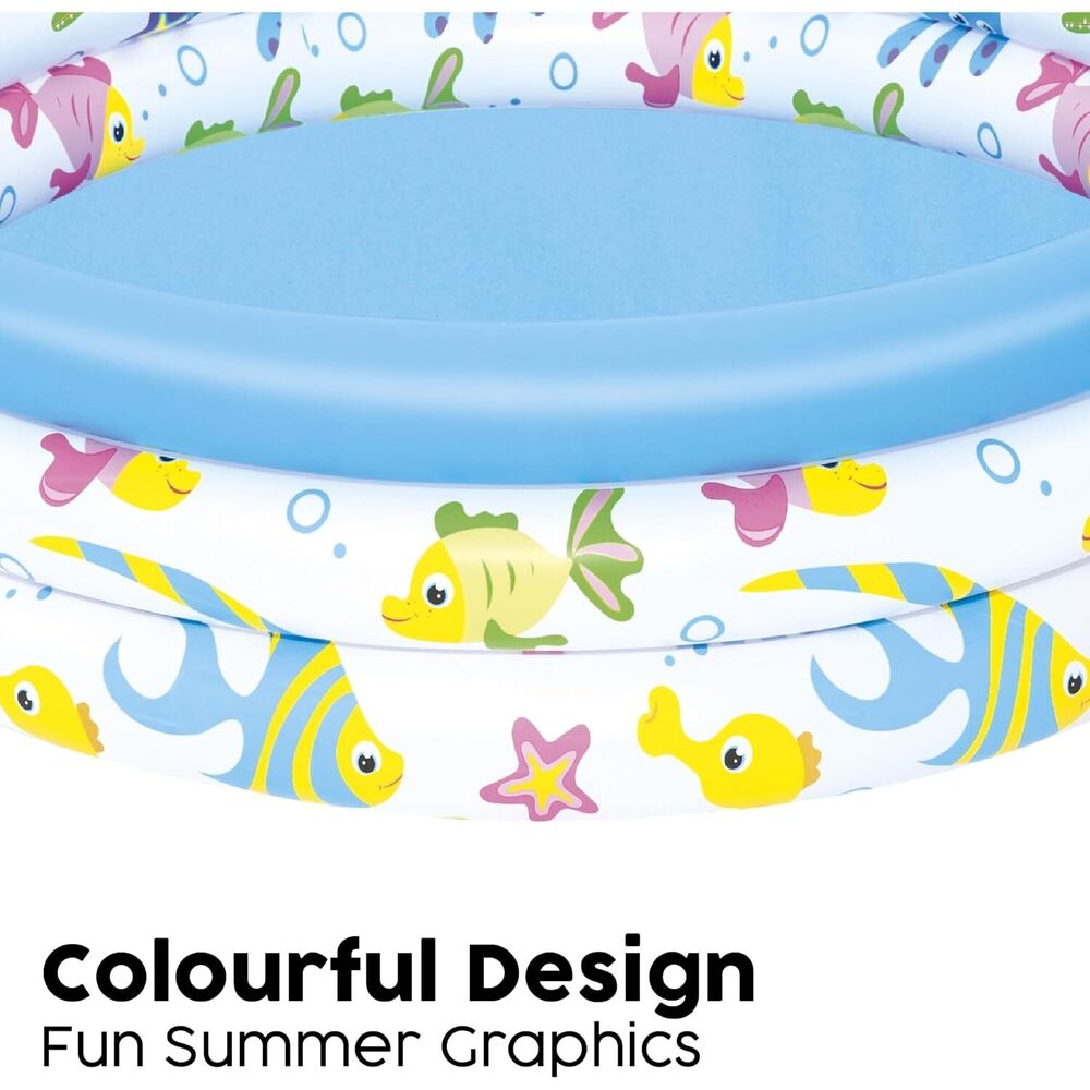 Bestway - 1.02M X H25Cm Coral Kids Pool