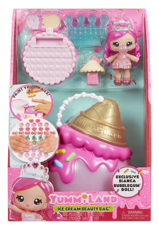 Yummiland Beauty Bag Playset + Lip Gloss Doll asstd