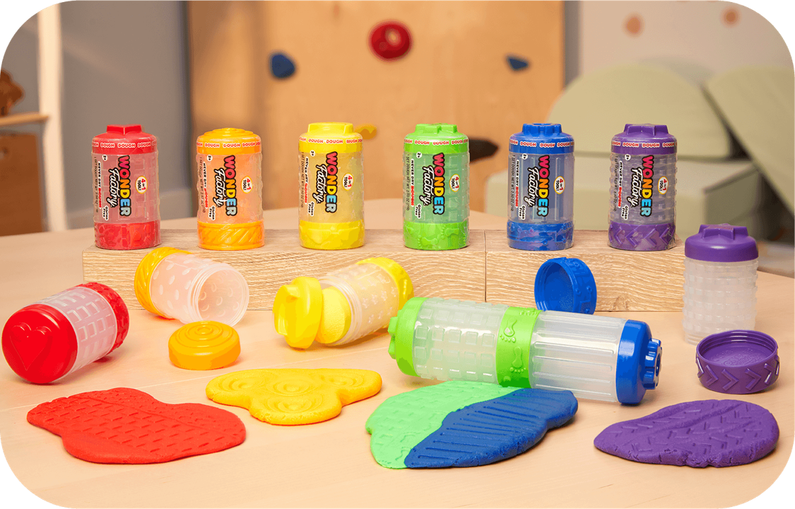 Wonder Factory Never Dry Dough Singles asstd (SK)