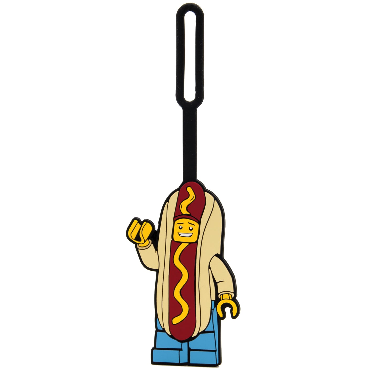 Lego IQ Bag Tag Hot Dog Man