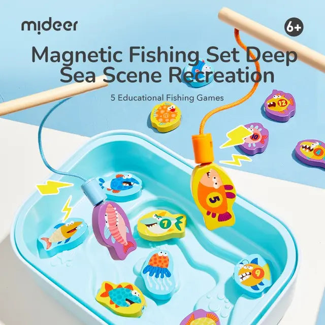 mideer Magnetic Fishing Toy - Ocean Fishing Expedition