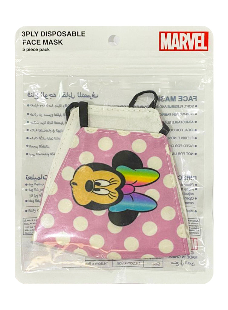 Minnie Mouse Reusable Face Mask - Pink