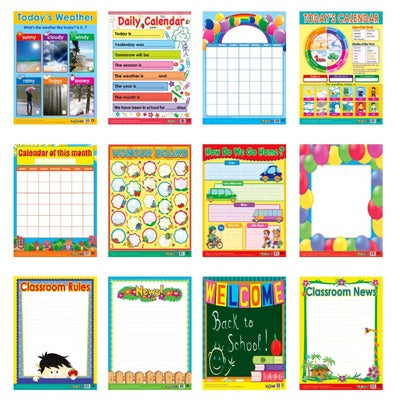 Easy 2 Learn Welcome To Class 12 Wall Chart Pack