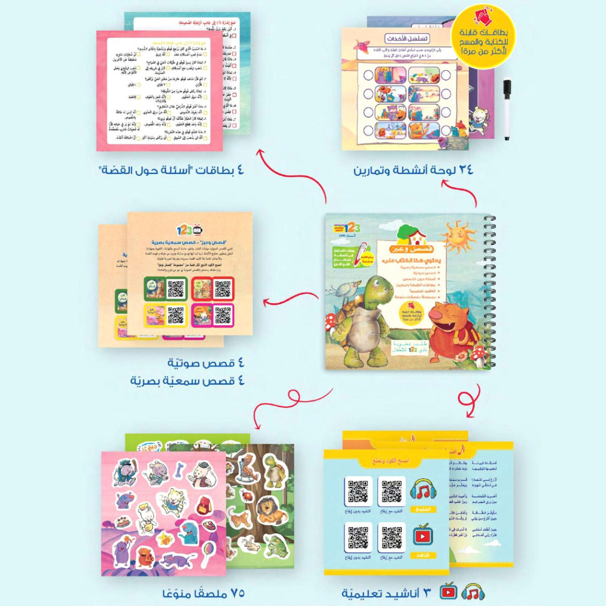 Easy 2 Learn Majmouat Kisas Wa Ibar Educational Pack