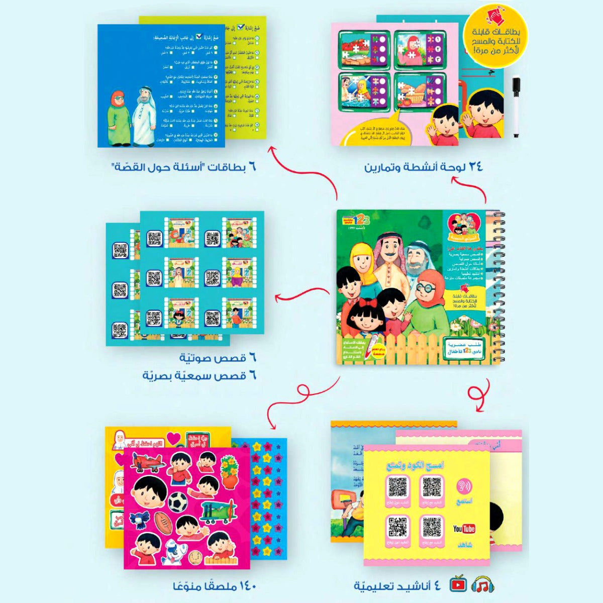 Easy 2 Learn Majmouat Osrati Habiba Educational Pack