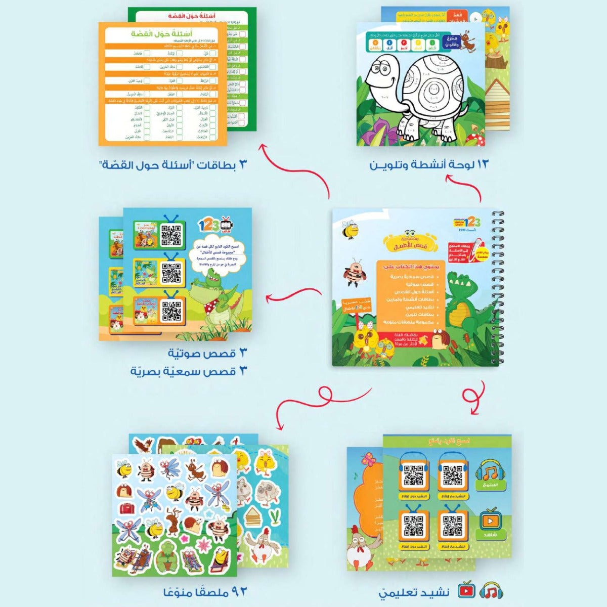 Easy 2 Learn Majmouat Kisas Lil Atfat Educational Pack