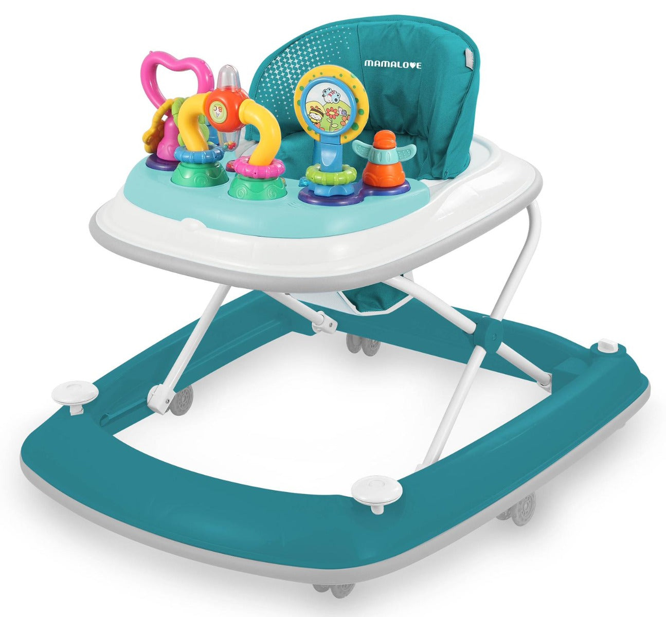 Mamalove - Activity Walker-360 Degrees Seat Turning - Blue