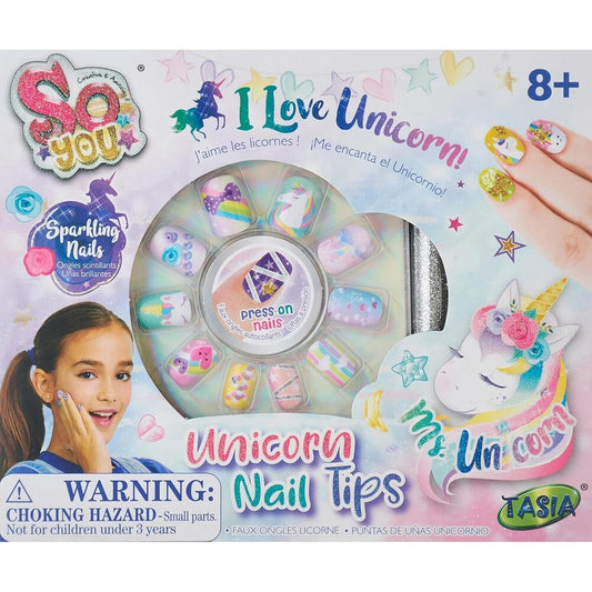Tasia Unicorn Nail Tips (Multicolor)