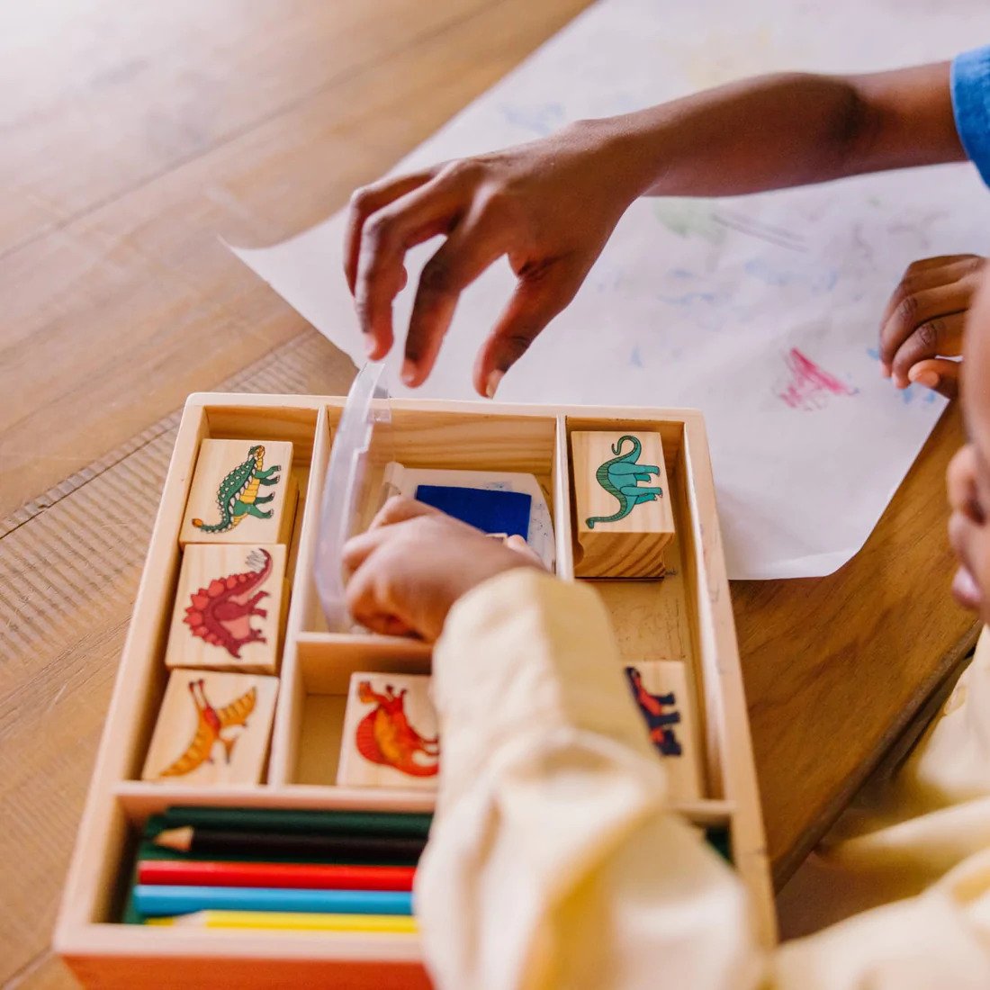 Melissa And Doug - Dinosaur Stamp Set