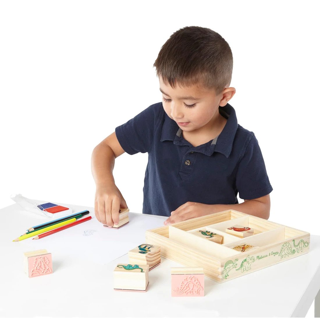 Melissa And Doug - Dinosaur Stamp Set