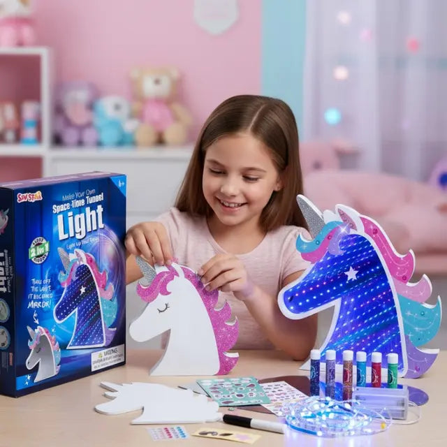 Space-time tunnel light-unicorn