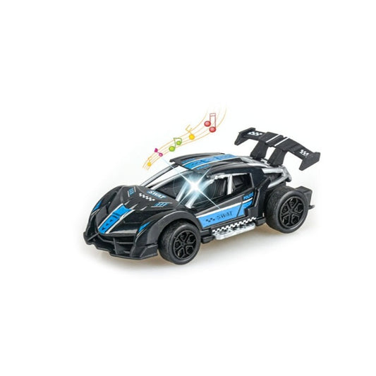 Strong Racing Police Strong Racig Car For Kids - Black