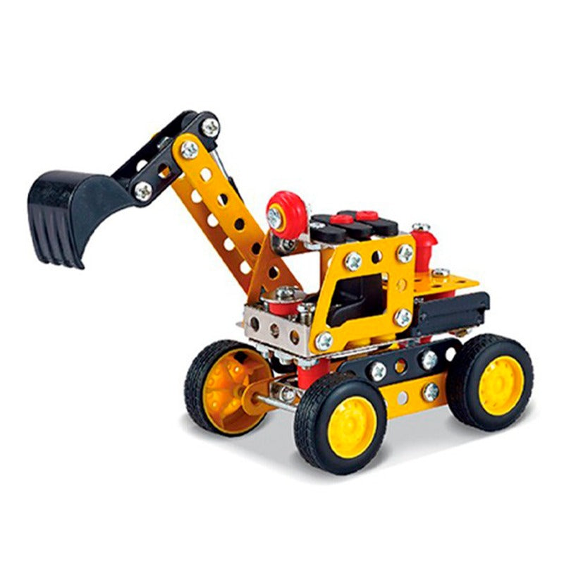 Excavator Construction Toy Kit - 155 pcs