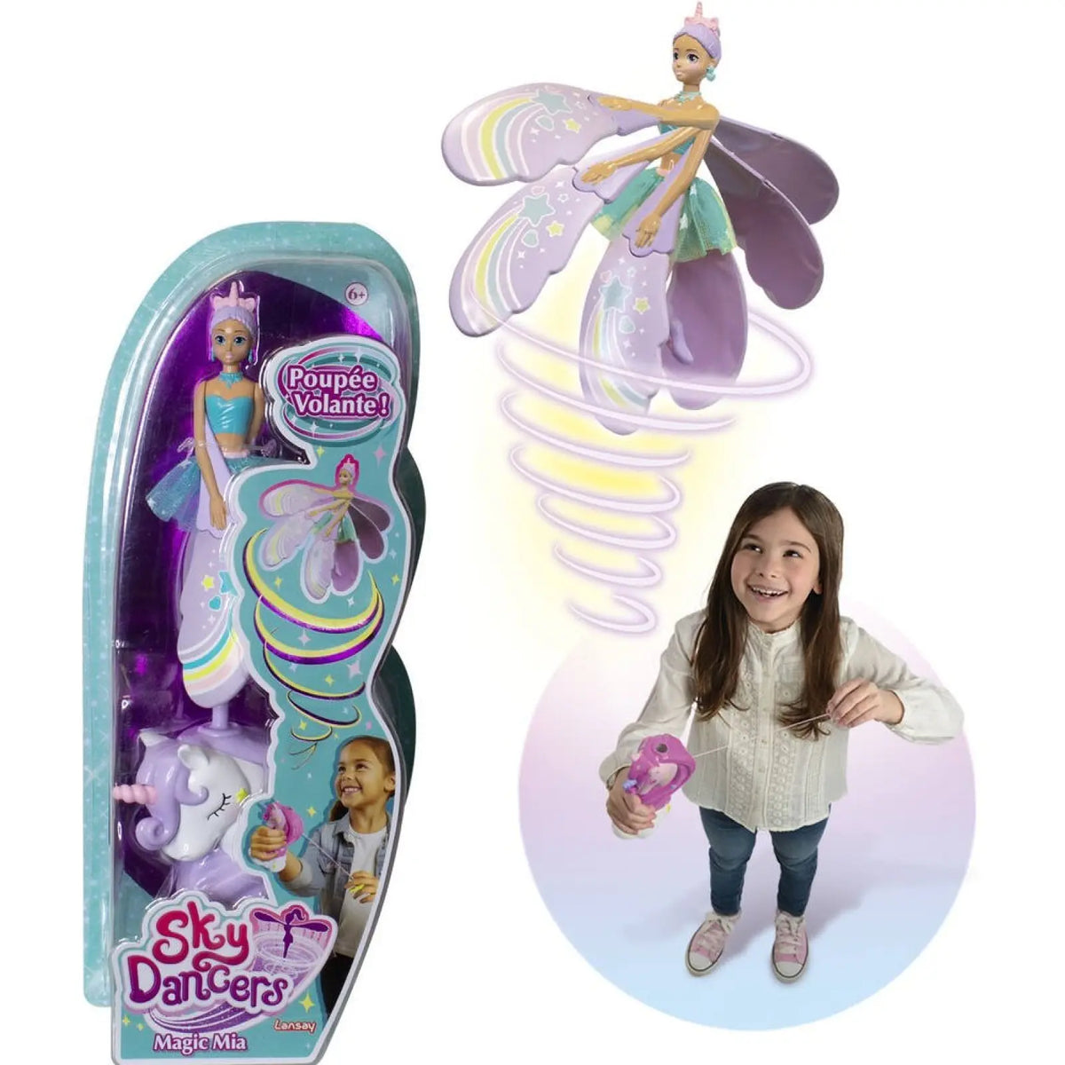 SKY DANCERS LANSAY MAGIC MIA FLYING DOLL