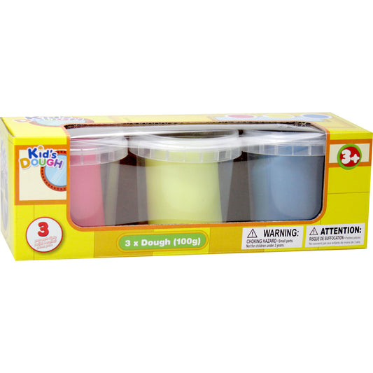 Kids Dough 100 Grams Neon Dough-3 Pack