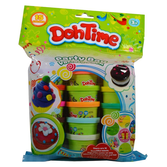 Doh Time Dough Party Pack 1 oz - 15 Count
