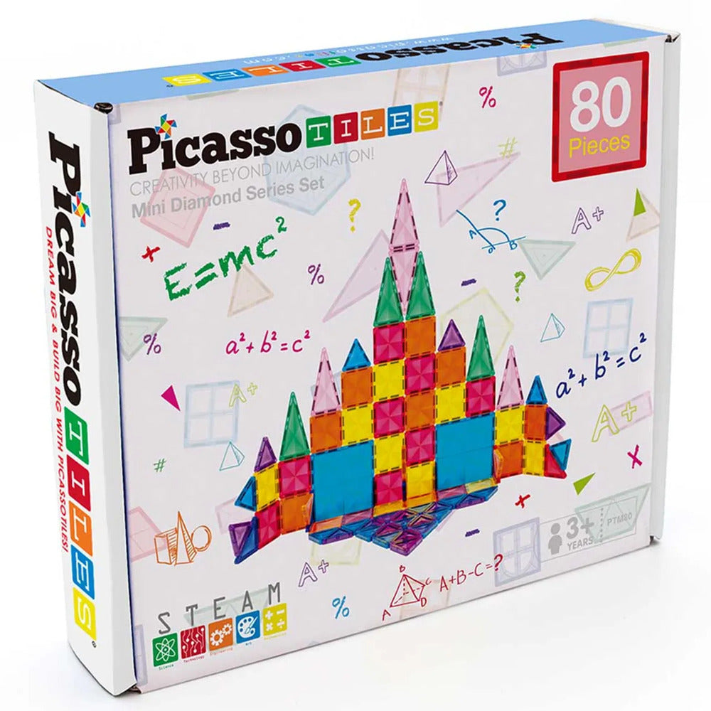 Picasso Magnetic Mini Diamond Building 80 Pieces